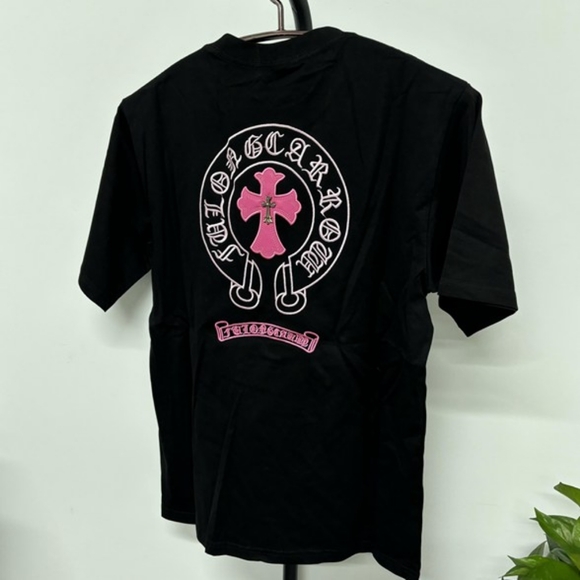 Chrome Hearts Other - Chrome Hearts black embroidered short-sleeved T-shirt